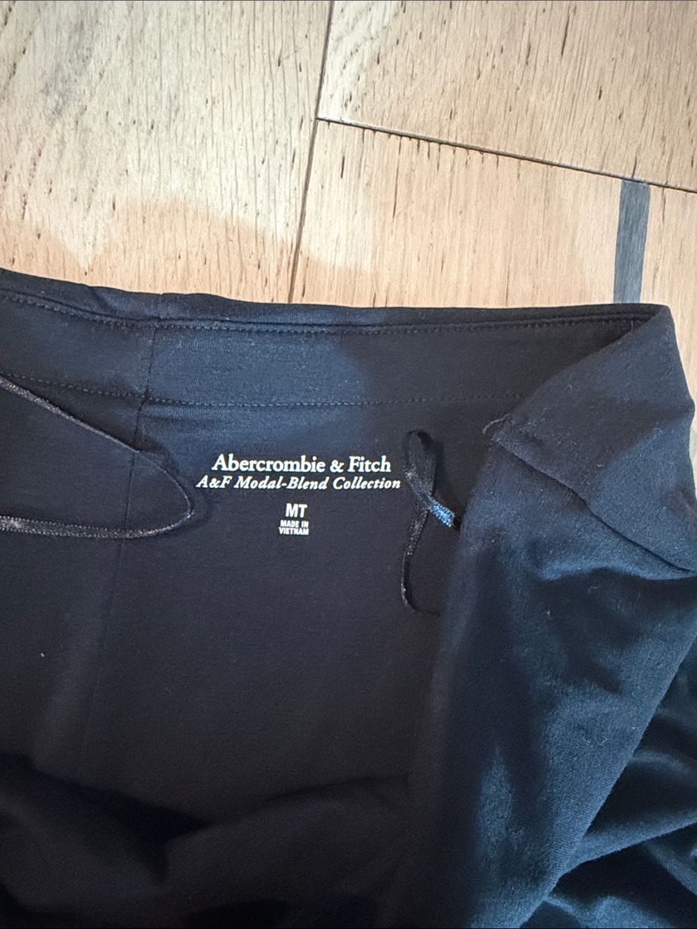 Abercrombie & fitch knit tube drop waist maxi dress black size medium tall - Picture 2 of 3